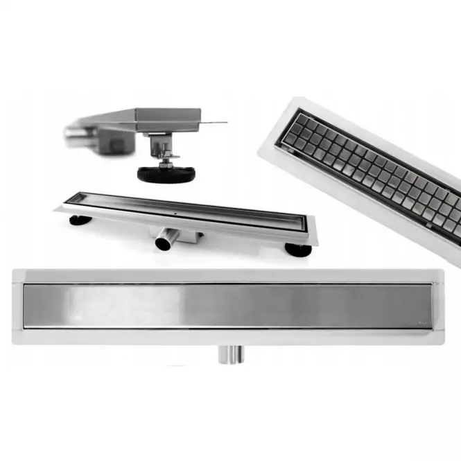 Lineáris kiáramlás Rea Neo&Pure N Pro 800 csiszolt acél