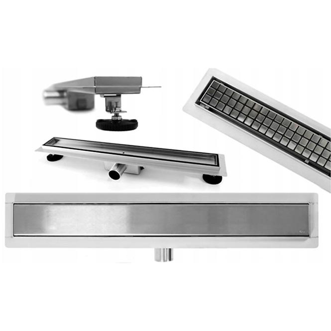 Lineáris kiáramlás Rea G0090 Neo&Pure N 500 csiszolt acél,4