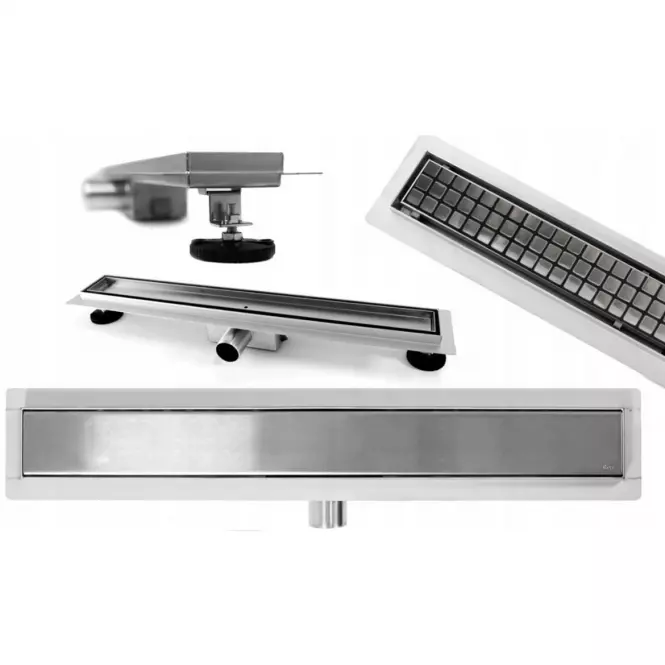 Lineáris kiáramlás Rea G0093 Neo&Pure N 800 csiszolt acél