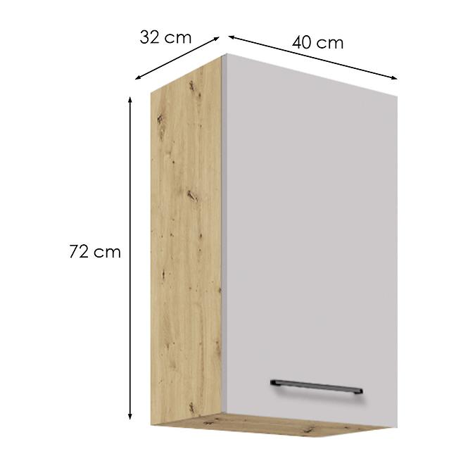 Konyhaszekrény  31g latte wood