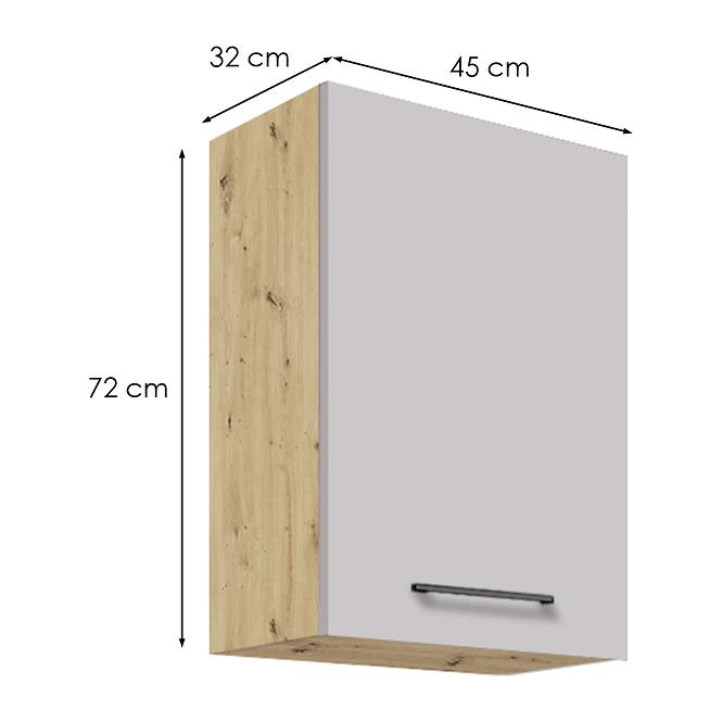 Konyhaszekrény  32g latte wood,2
