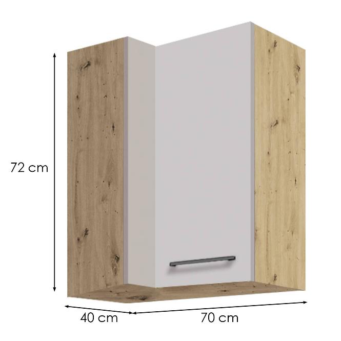 Konyhaszekrény  45g p latte wood