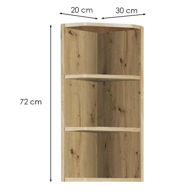 Konyhaszekrény  46g törvényeket latte wood