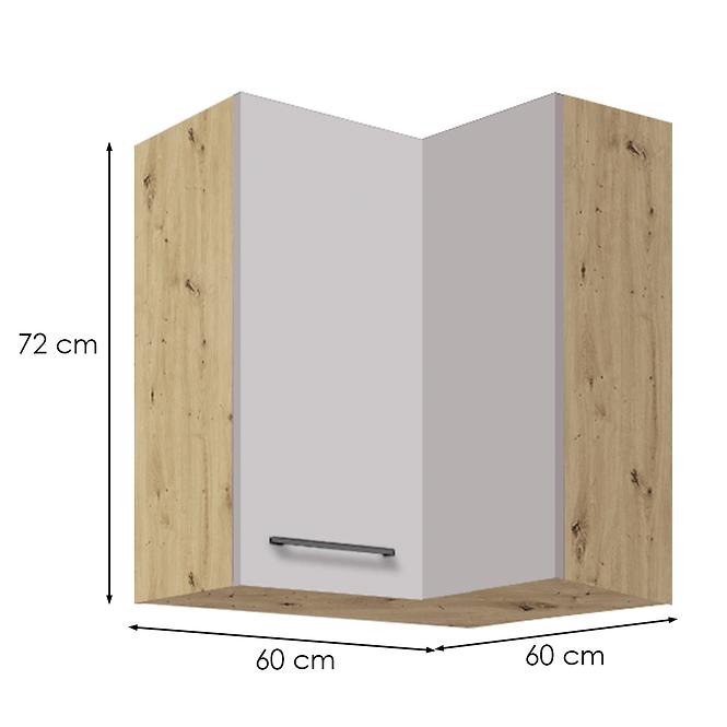 Konyhaszekrény  54g uni latte wood