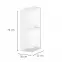 Konyhaszekrény linea g25pz white,2