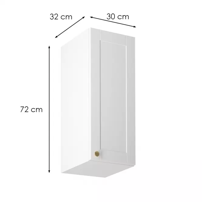 Konyhaszekrény linea g30 white
