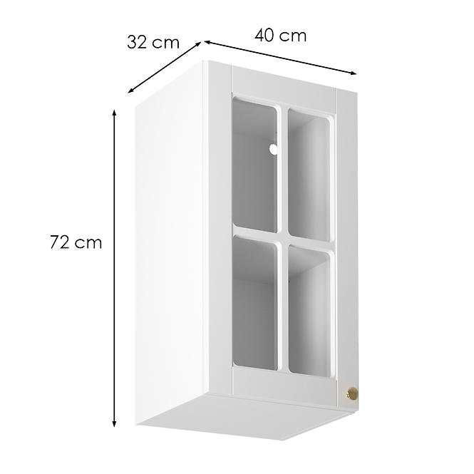 Konyhaszekrény linea g40s white