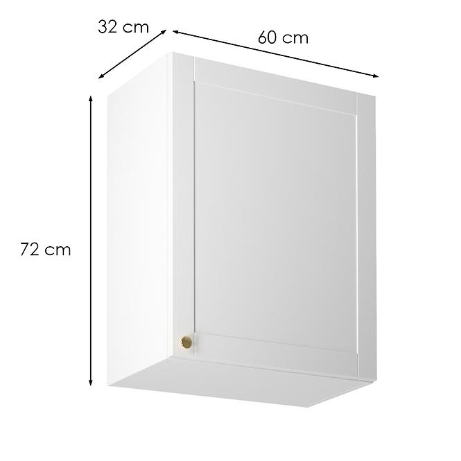 Konyhaszekrény linea g60 P/L white