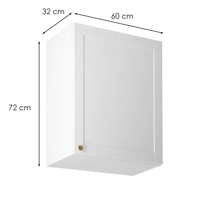 Konyhaszekrény linea g60 P/L white,3