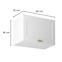 Konyhaszekrény linea g60k white,3