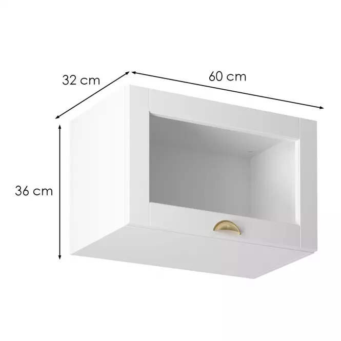 Konyhaszekrény linea g60ksn white