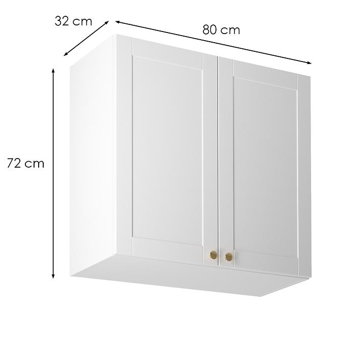 Konyhaszekrény linea g80 white