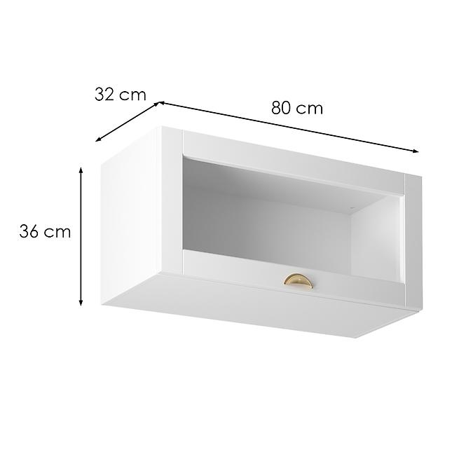 Konyhaszekrény linea g80ks white