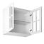 Konyhaszekrény linea g80s white,2