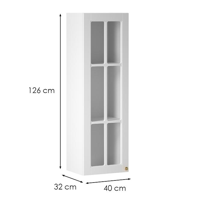 Konyhaszekrény linea w40s white
