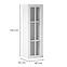 Konyhaszekrény linea w40s white,4