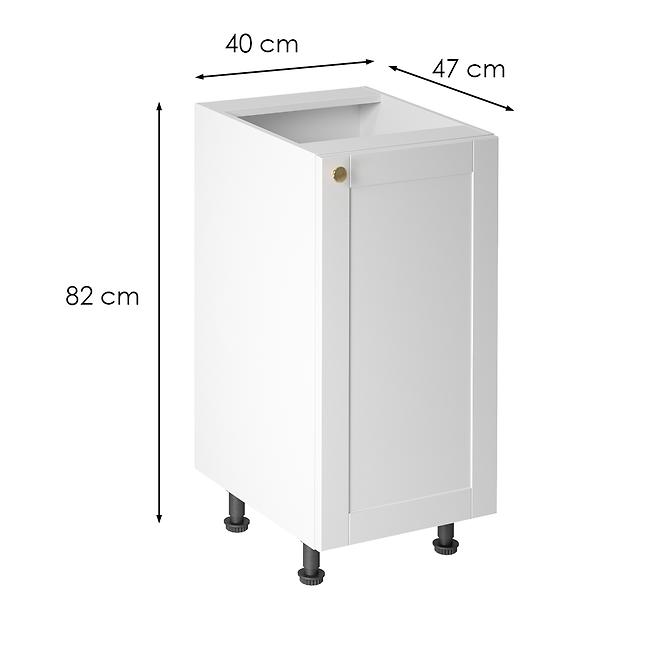 Konyhaszekrény linea  d40 white,3