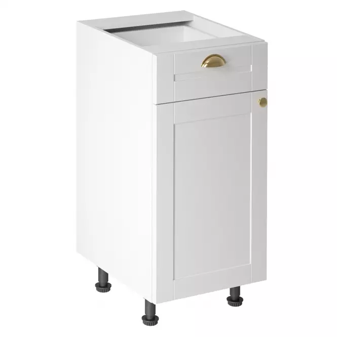 Konyhaszekrény linea  d40s1 white