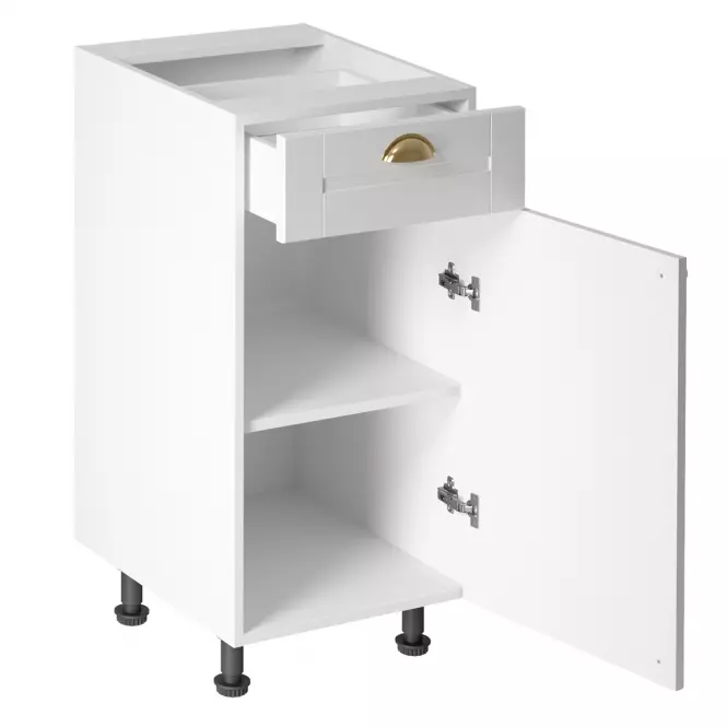 Konyhaszekrény linea  d40s1 white,2