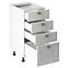 Konyhaszekrény linea  d40s4 white,2