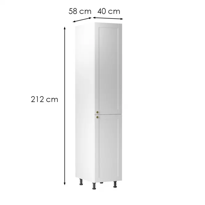 Konyhaszekrény linea  d40sp white