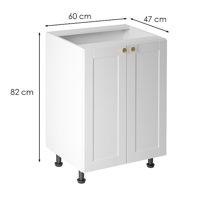 Konyhaszekrény linea  d60 white