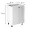 Konyhaszekrény linea  d60 white,3