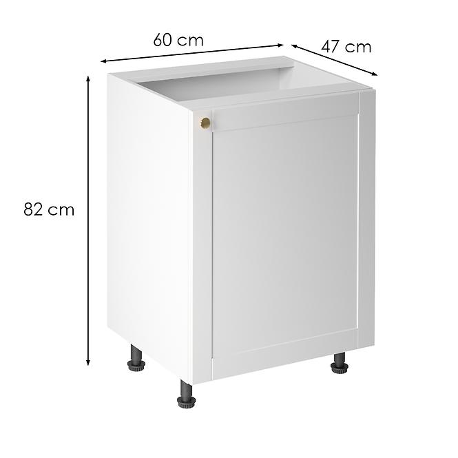Konyhaszekrény linea  d60 P/L white