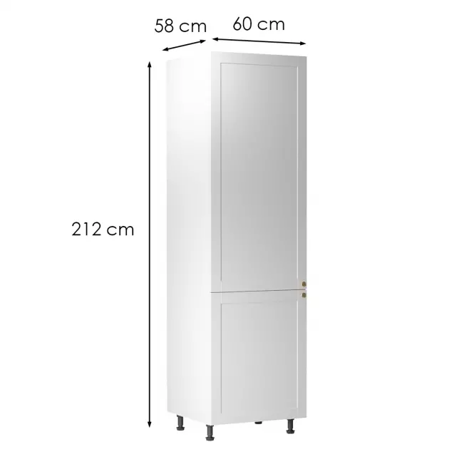Konyhaszekrény linea  d60r white