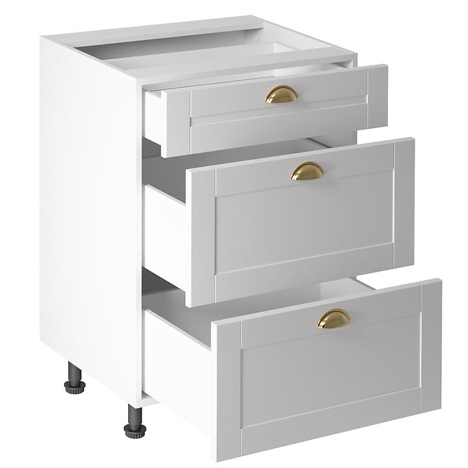 Konyhaszekrény linea  d60s3 white
