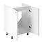 Konyhaszekrény linea  d60z white,2