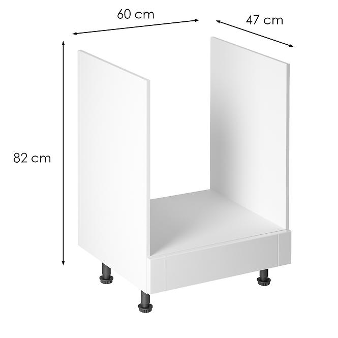 Konyhaszekrény linea  d60zk white