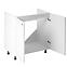 Konyhaszekrény linea  d80z white,2