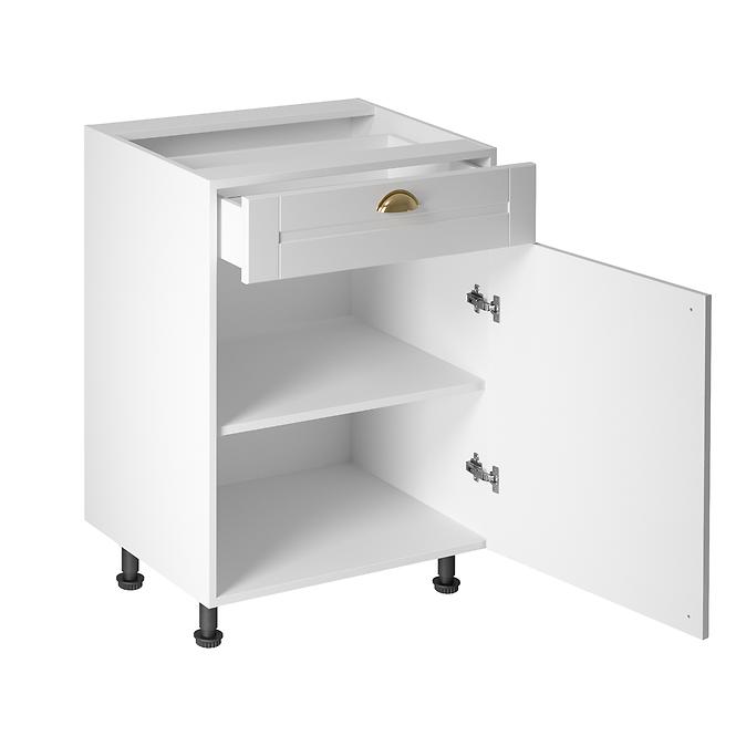Konyhaszekrény linea  d60s1 white