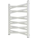 Fürdőszoba radiátor Łezka 3D Ł3DX 1240 fehér 675x440 mm