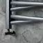 Fürdőszoba radiátor Łezka 3D Ł3DX 1240 fekete 675x440 mm,4