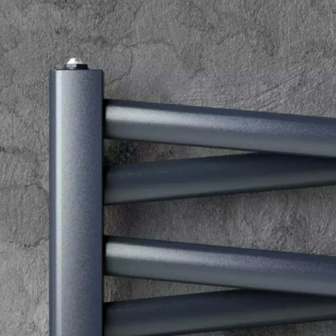 Fürdőszoba radiátor Łezka 3D Ł3DX 2250 fekete 1205x540 mm