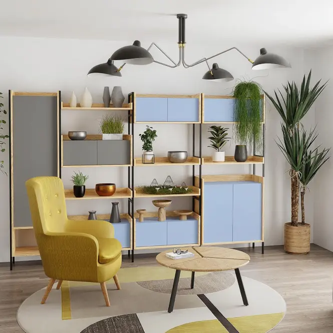 Íróaszta Mobius 2s hikora/kék horizont