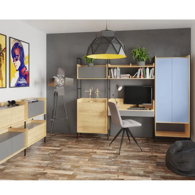 Íróaszta Mobius 2s hikora/kék horizont,5