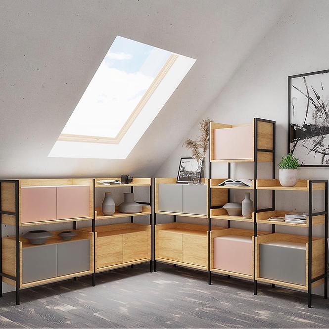 Íróaszta Mobius 2s hikora/szürke poros,4