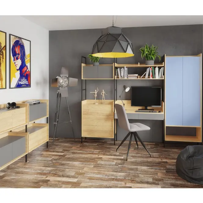 Íróaszta Mobius 2s hikora/szürke poros,6