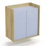 Szekrény Mobius  2d hikora/kék horizont