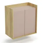 Szekrény Mobius  2d hikora/antik rózsaszín