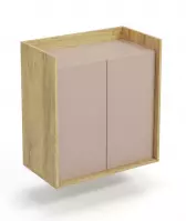 Szekrény Mobius  2d hikora/antik rózsaszín