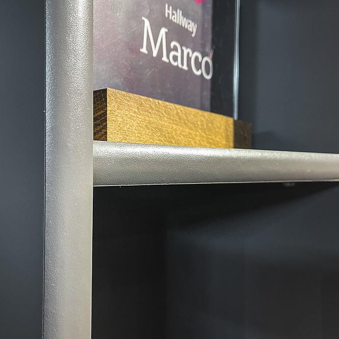 Szekrény Marco Typ B+C Artisan/Antracit Anas