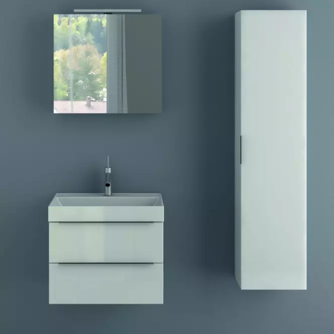 Oszlop szekrény Malaga C35 fehér 521554