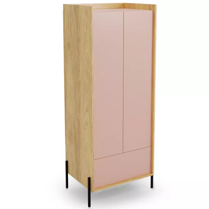 Schrank Mobius 2d hikora/antike rose