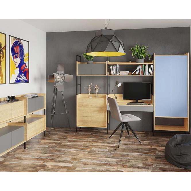 Schrank Mobius 2d hikora/antike rose