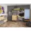 Schrank Mobius 2d hikora/grau staubig,3