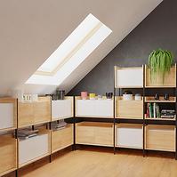 Schrank Mobius 2d hikora/alpinweiß
